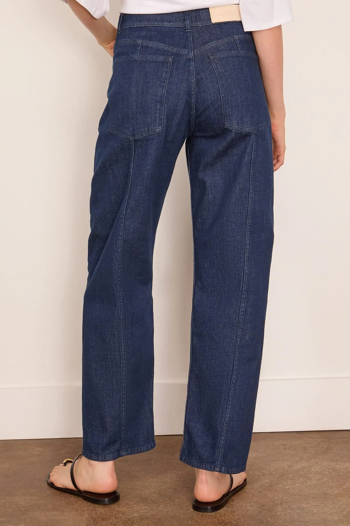 Denim Curved Pant in Rinsed sold by Hampden Clothing product image thumbnail 4