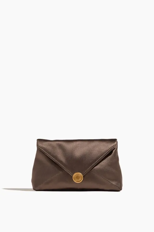 Envelope in Dark Brown made by Dries Van Noten