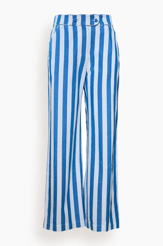 Juno Pant in Sailing Stripe made by Hunter Bell NYC
