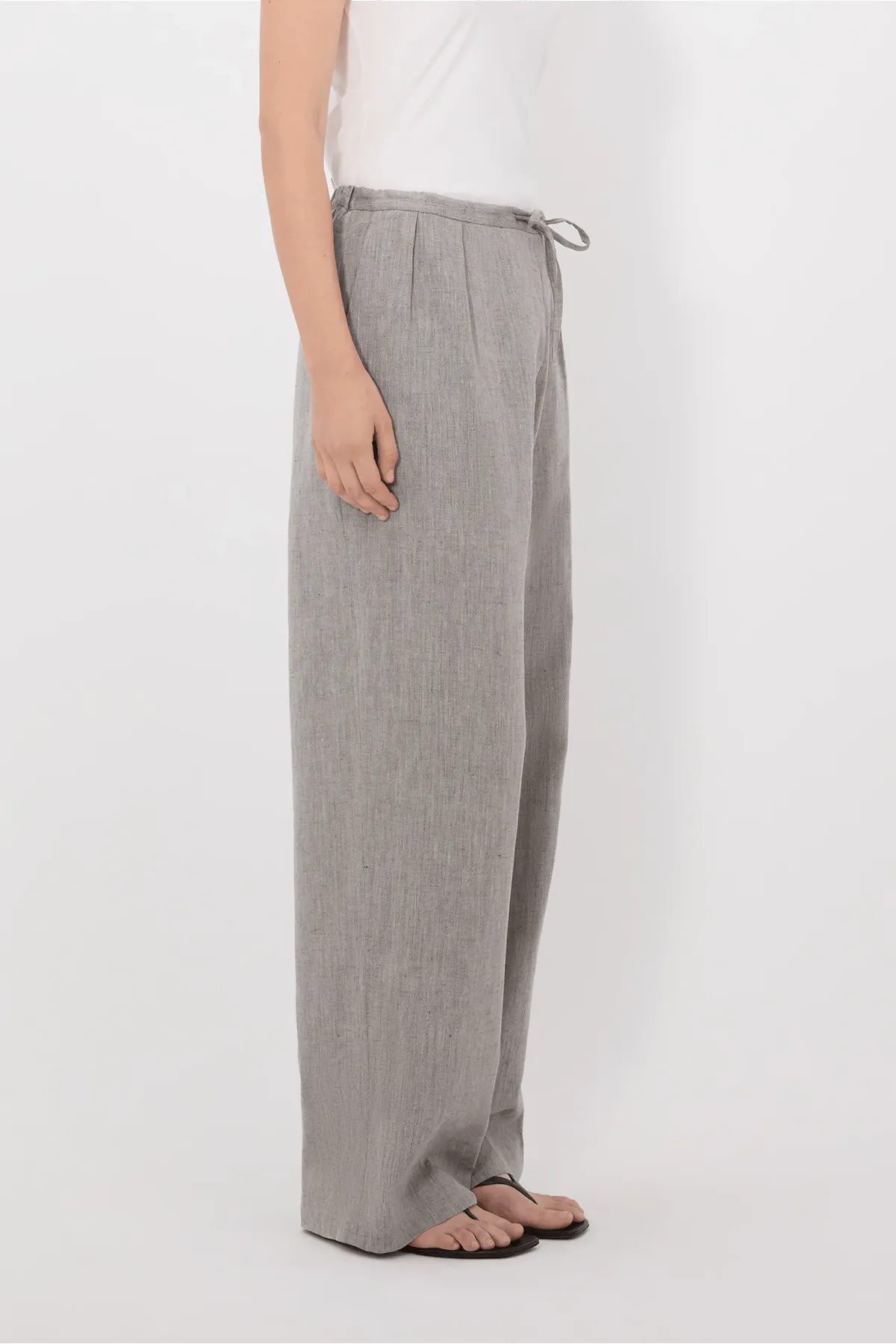 Clark Loose Fit Pant in Grey Melange sold by Hampden Clothing product image thumbnail 3