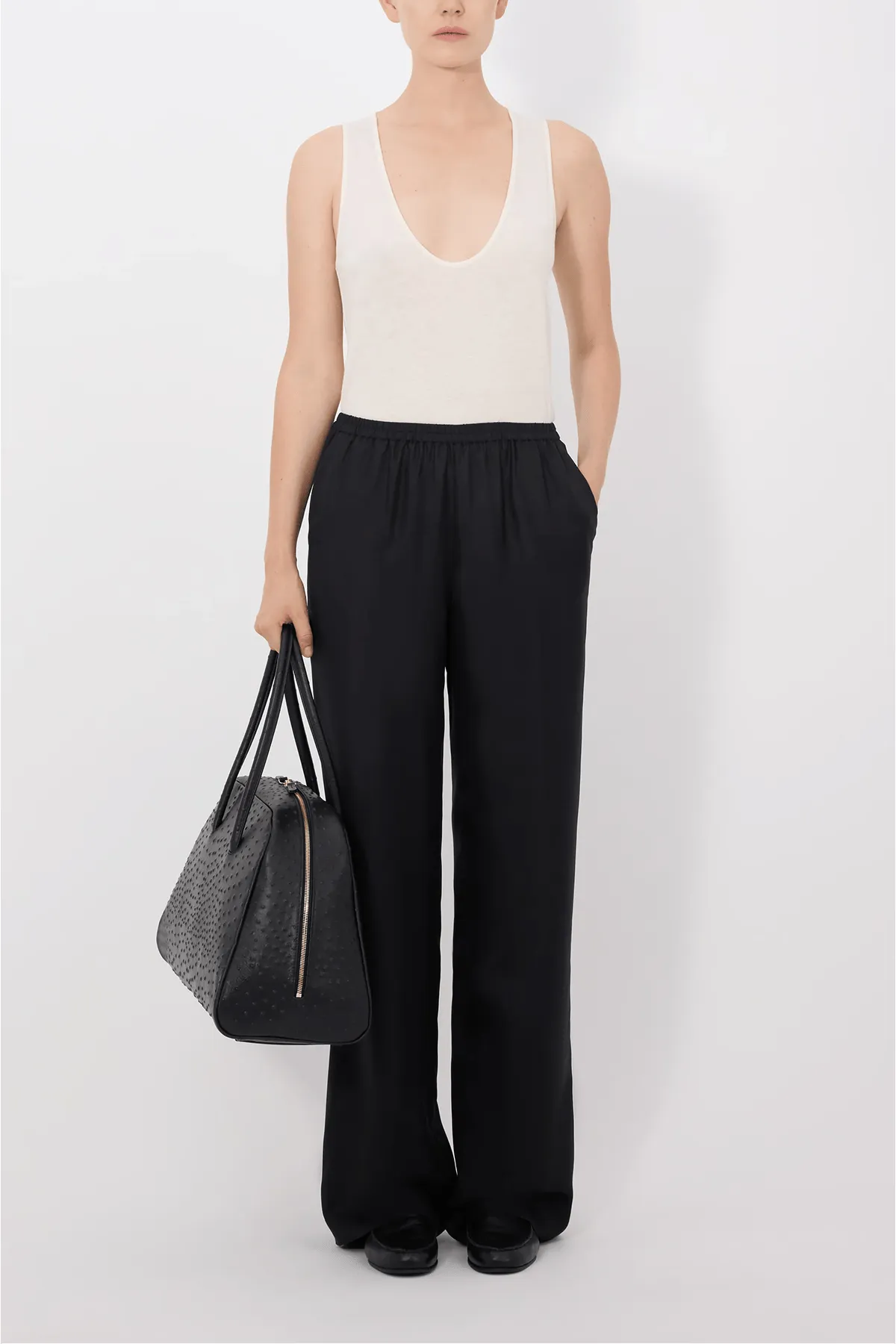 Alera Wide Leg Pants in Black sold by Hampden Clothing product image thumbnail 2
