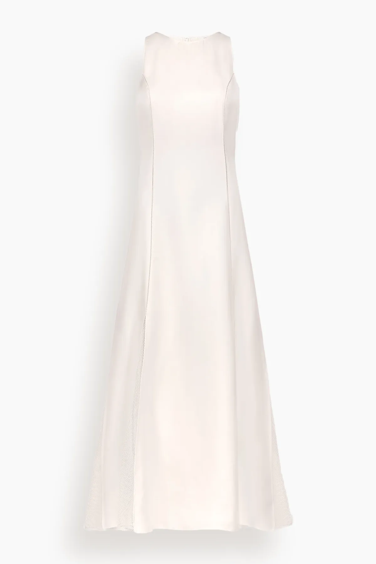 Iraka Detailed Maxi Dress in Ivory sold by Hampden Clothing