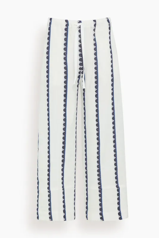 Desta Pant in Kibebi Marine made by Hampden Clothing