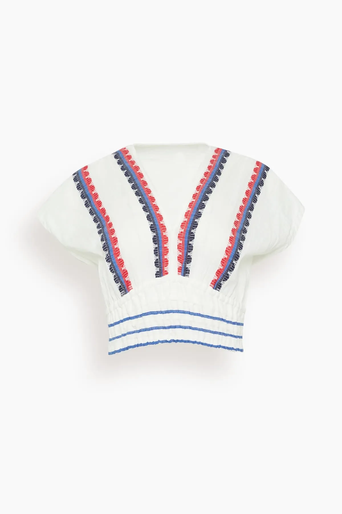 Alia Top in Kibebi Marine sold by Hampden Clothing