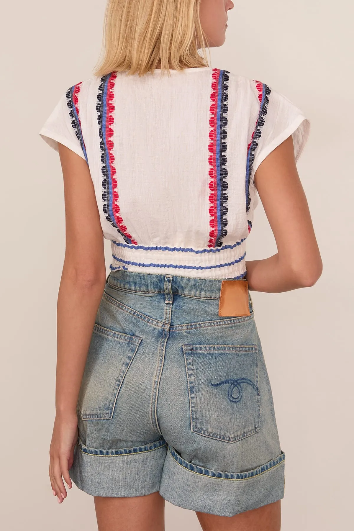 Alia Top in Kibebi Marine sold by Hampden Clothing product image thumbnail 4