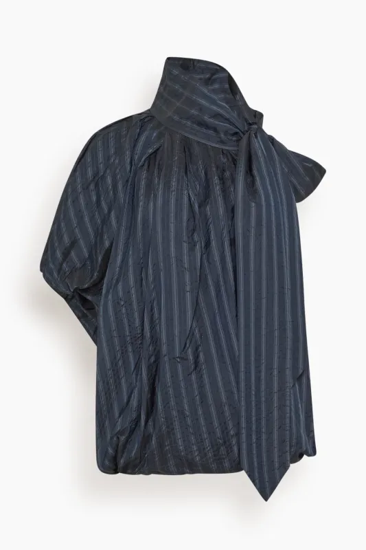 Crunch Shirt in Navy made by Dries Van Noten