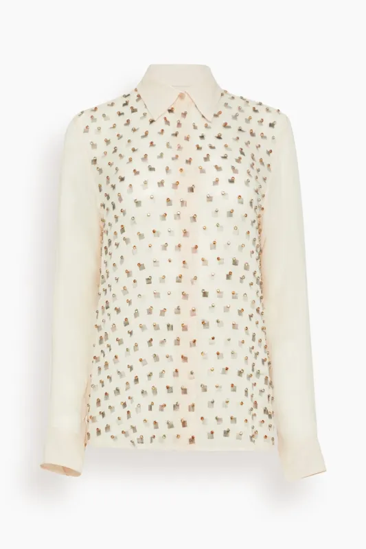 Chowy Shirt in Blush made by Dries Van Noten
