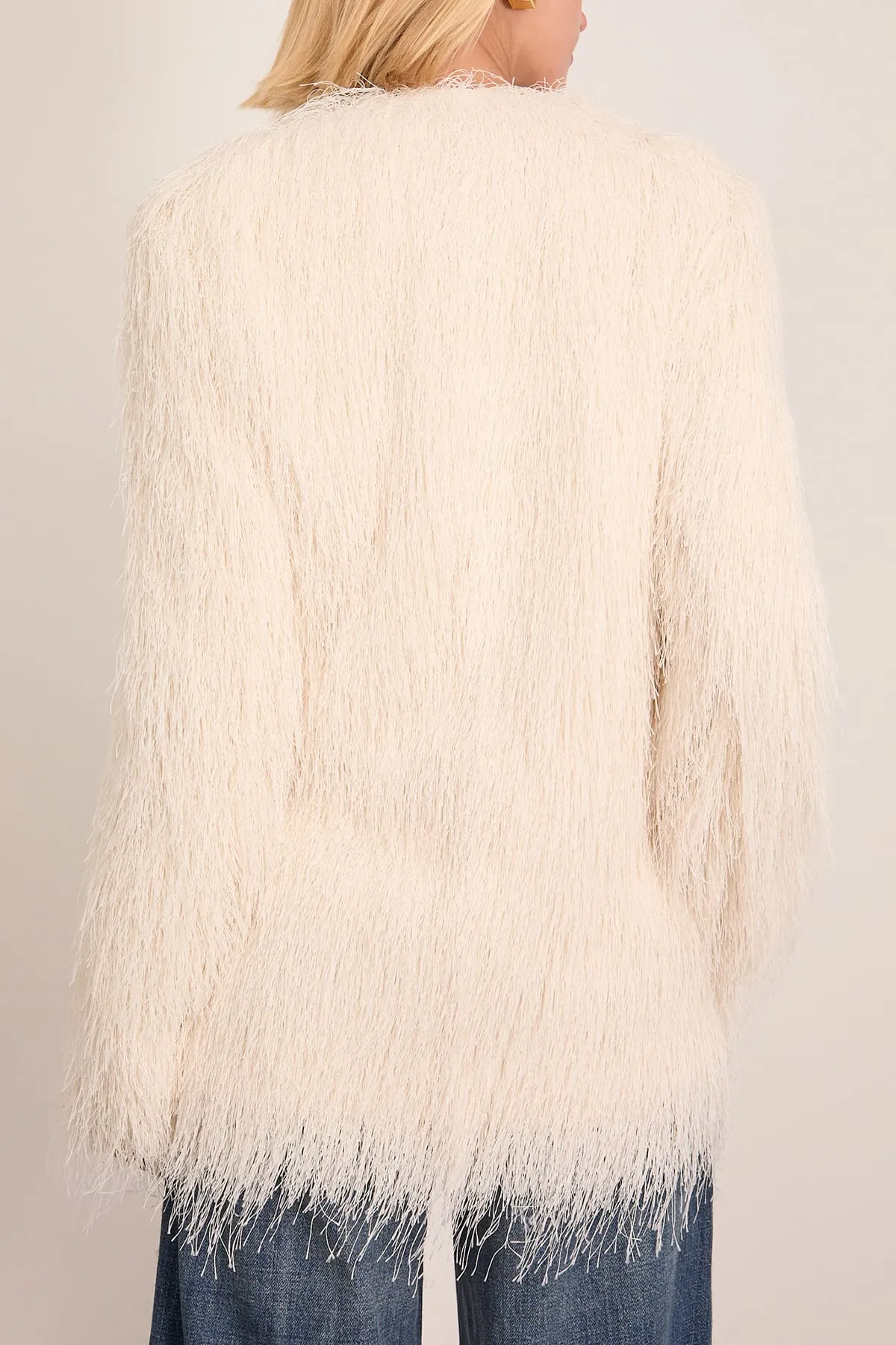 Rivla Short Coat in White sold by Hampden Clothing product image thumbnail 4