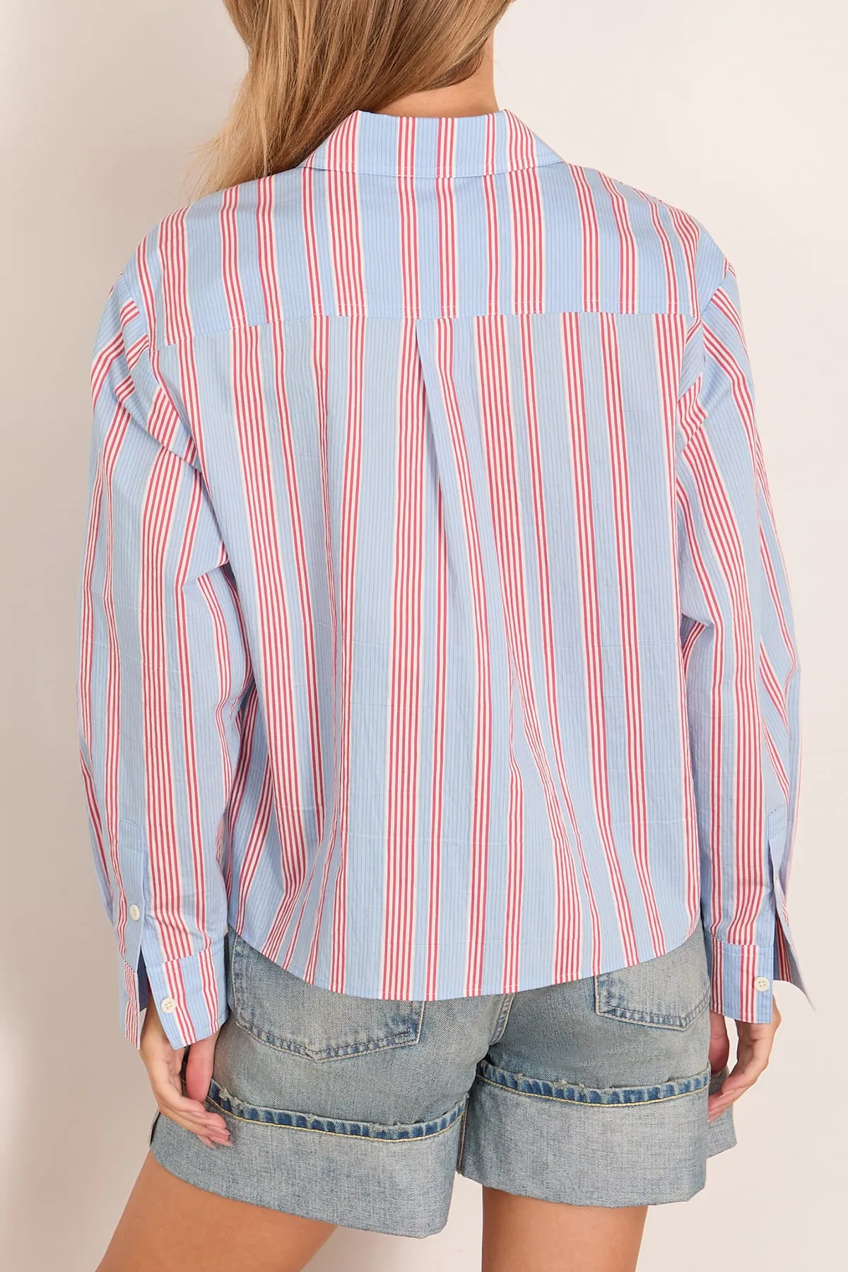 Hudson Shirt in Seaside Stripe sold by Hampden Clothing product image thumbnail 4