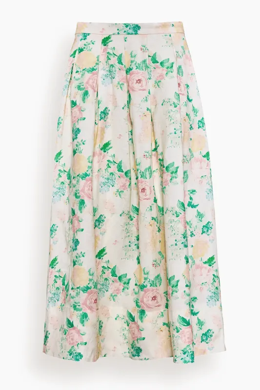 Alexis Skirt in Garden Rose Peony made by Hunter Bell NYC
