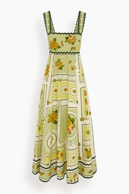 Dixie Summer Dress in Citrus made by Alemais