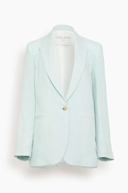 Chic Linen Jacket in Plume made by Forte Forte