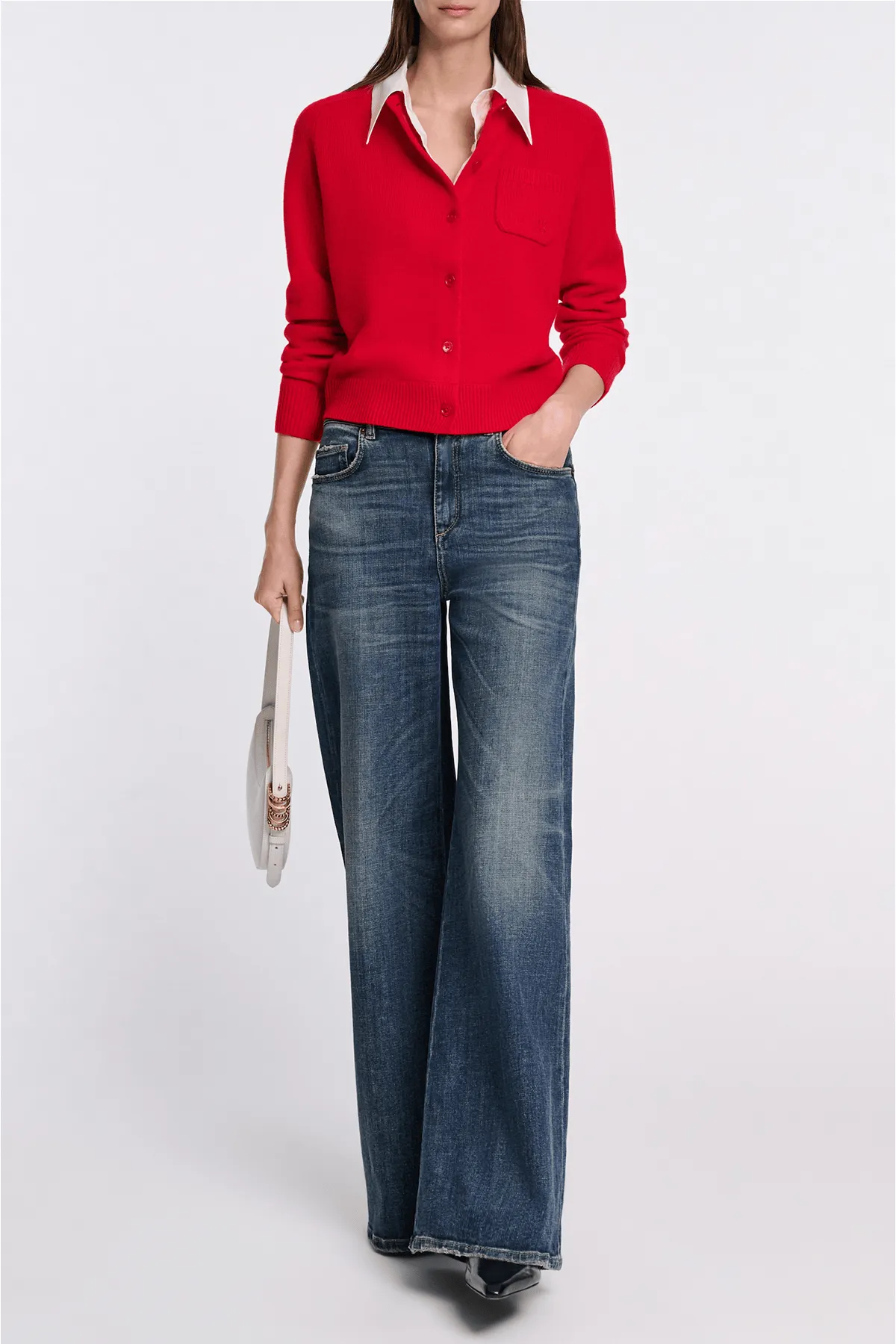 Elegant Statements Cardigan in Lollipop sold by Hampden Clothing product image thumbnail 2