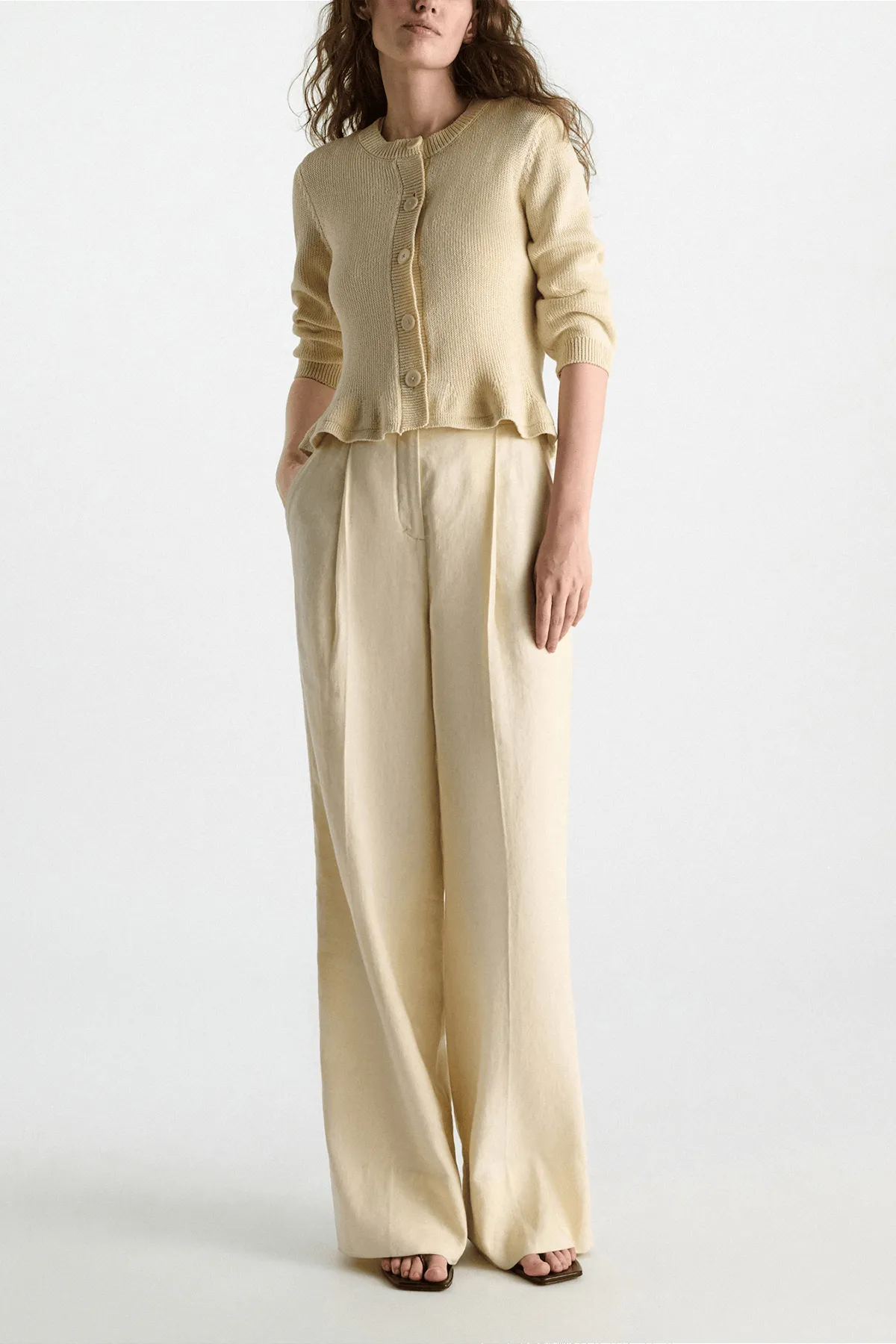 Casual Sophistication Pants in Champagne sold by Hampden Clothing product image thumbnail 2