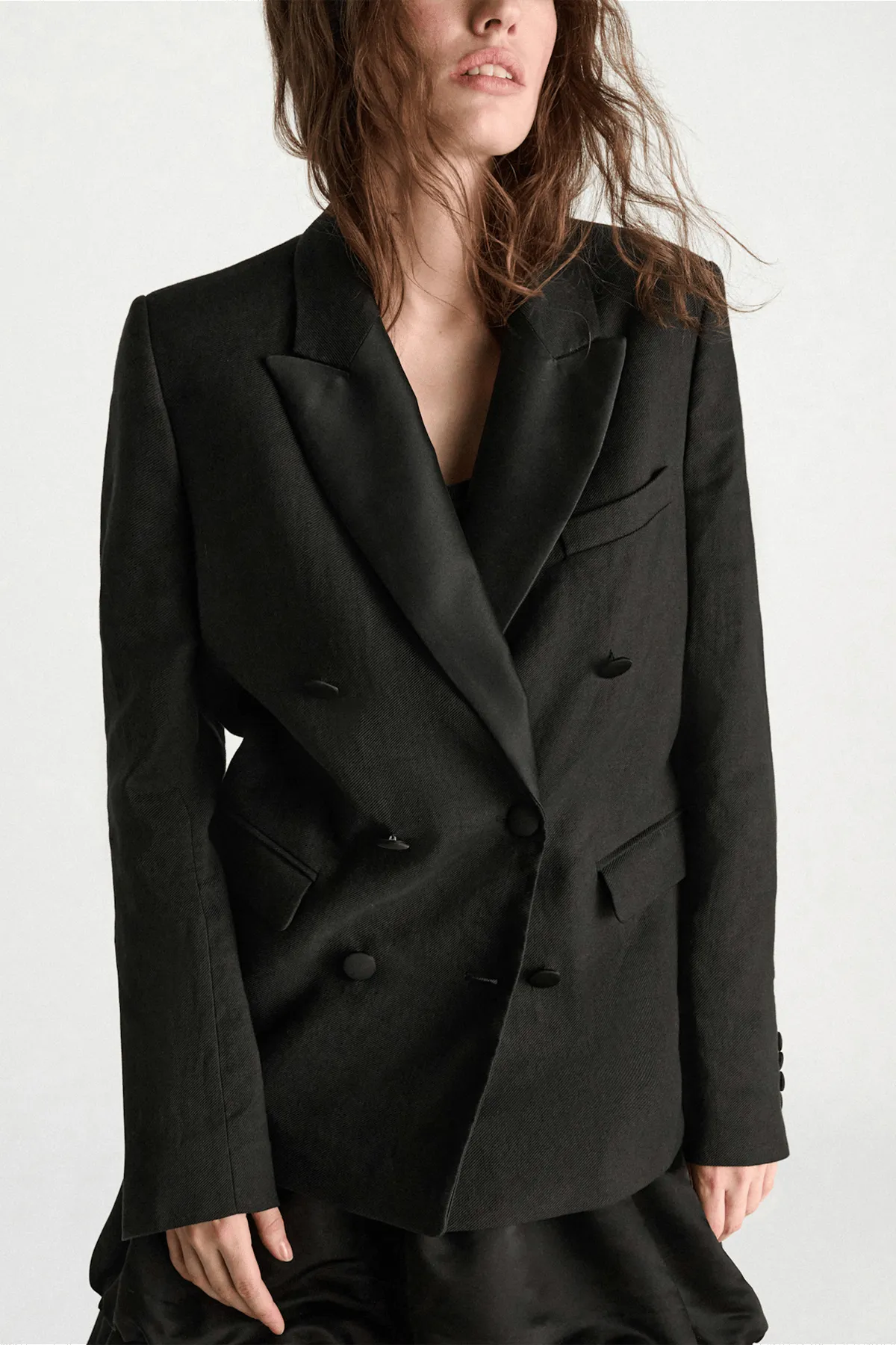 Casual Sophistication Jacket in Pure Black sold by Hampden Clothing product image thumbnail 3
