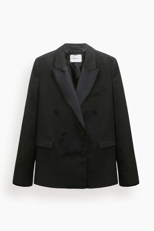 Casual Sophistication Jacket in Pure Black made by Dorothee Schumacher