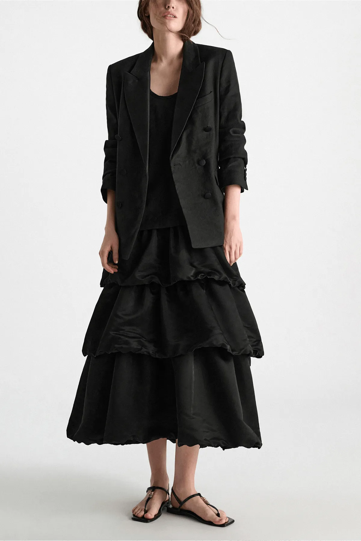 Casual Sophistication Jacket in Pure Black sold by Hampden Clothing product image thumbnail 2