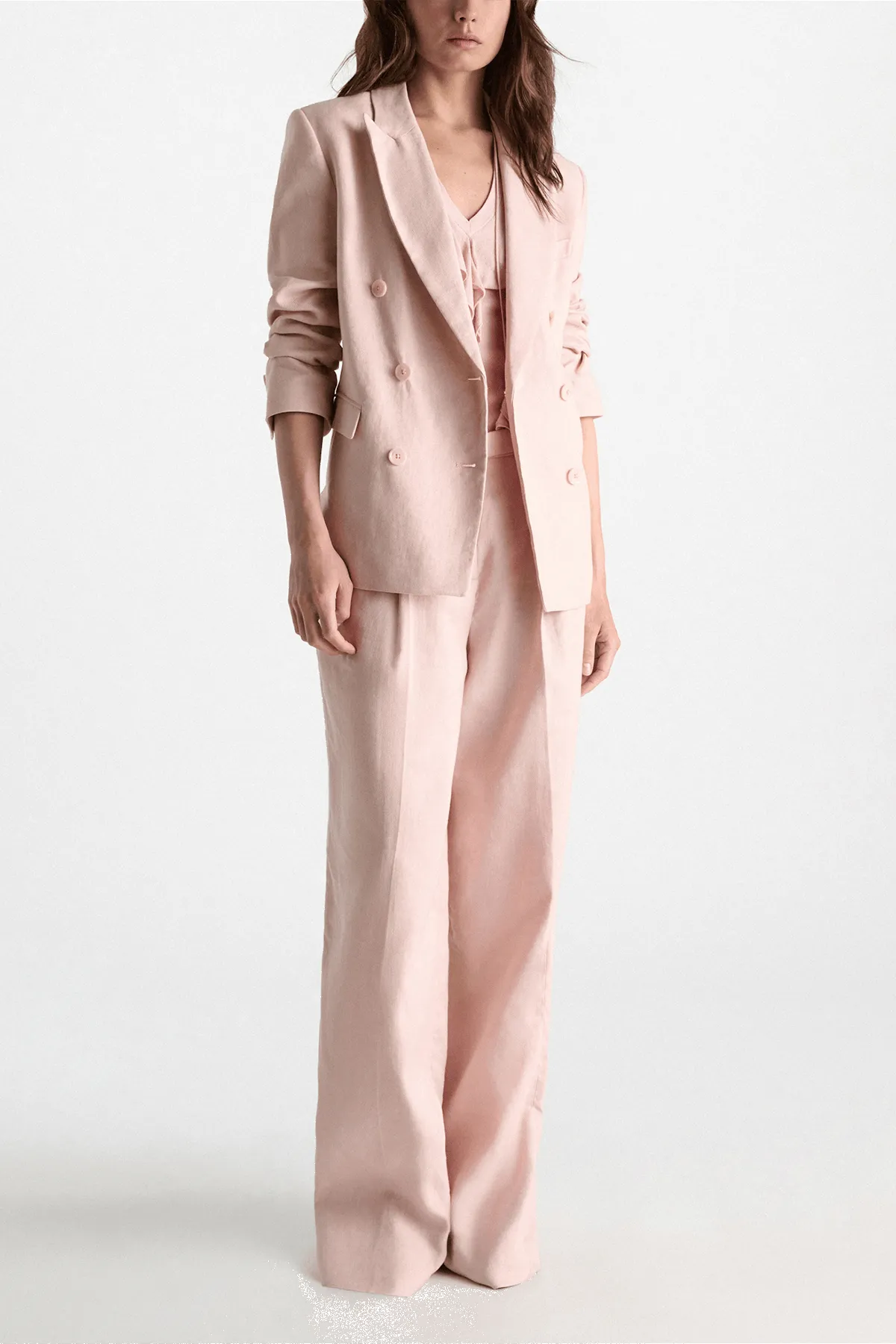 Casual Sophistication Jacket in Powder sold by Hampden Clothing product image thumbnail 2