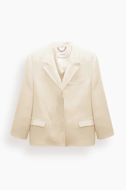 Casual Sophistication Jacket in Champagne made by Hampden Clothing