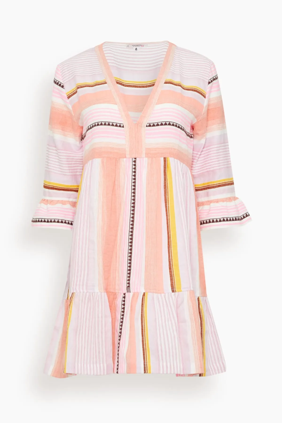 Hanna Flutter Dress in Kiremiti Pink sold by Hampden Clothing