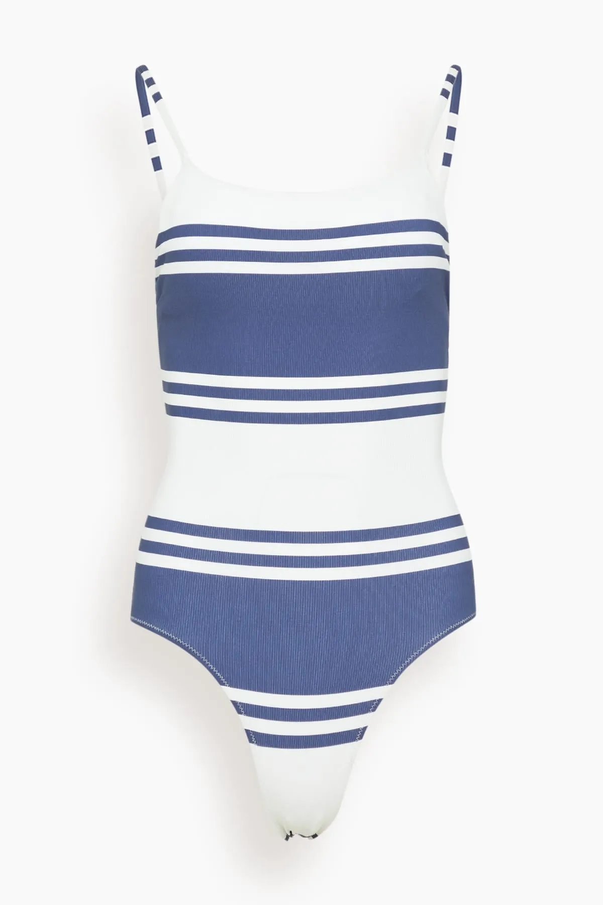 Elene One Piece Swimsuit in Ayele Navy sold by Hampden Clothing