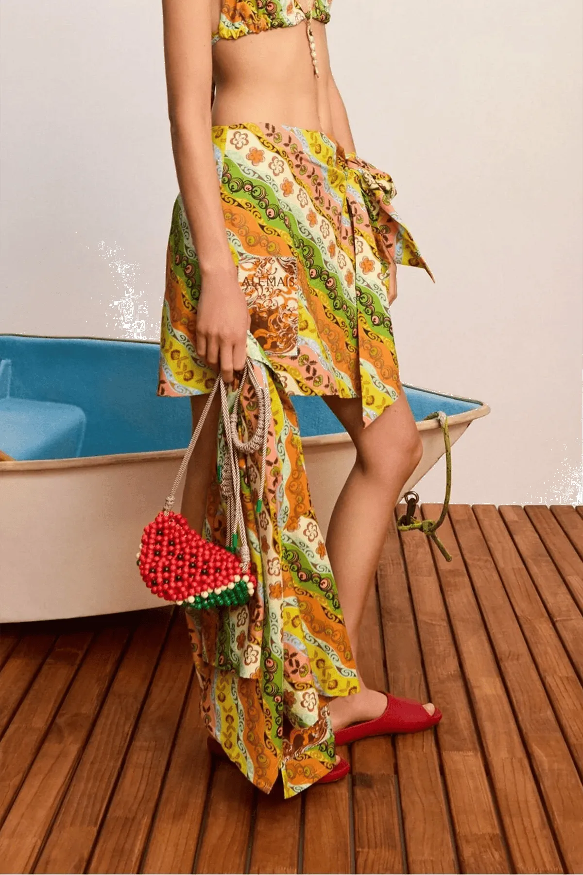 Janine Sarong Skirt in Multi sold by Hampden Clothing product image thumbnail 3