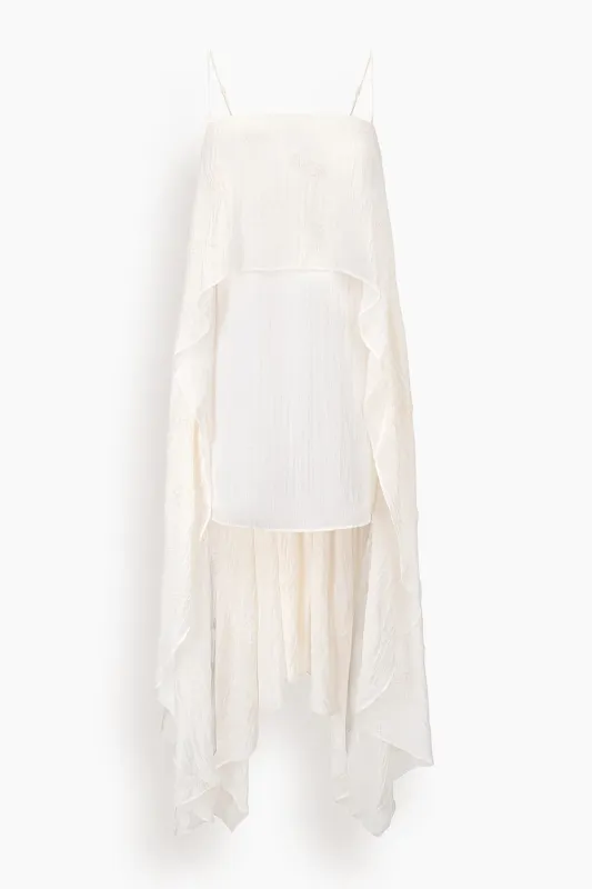 Valencia Mini Dress in White made by STAUD