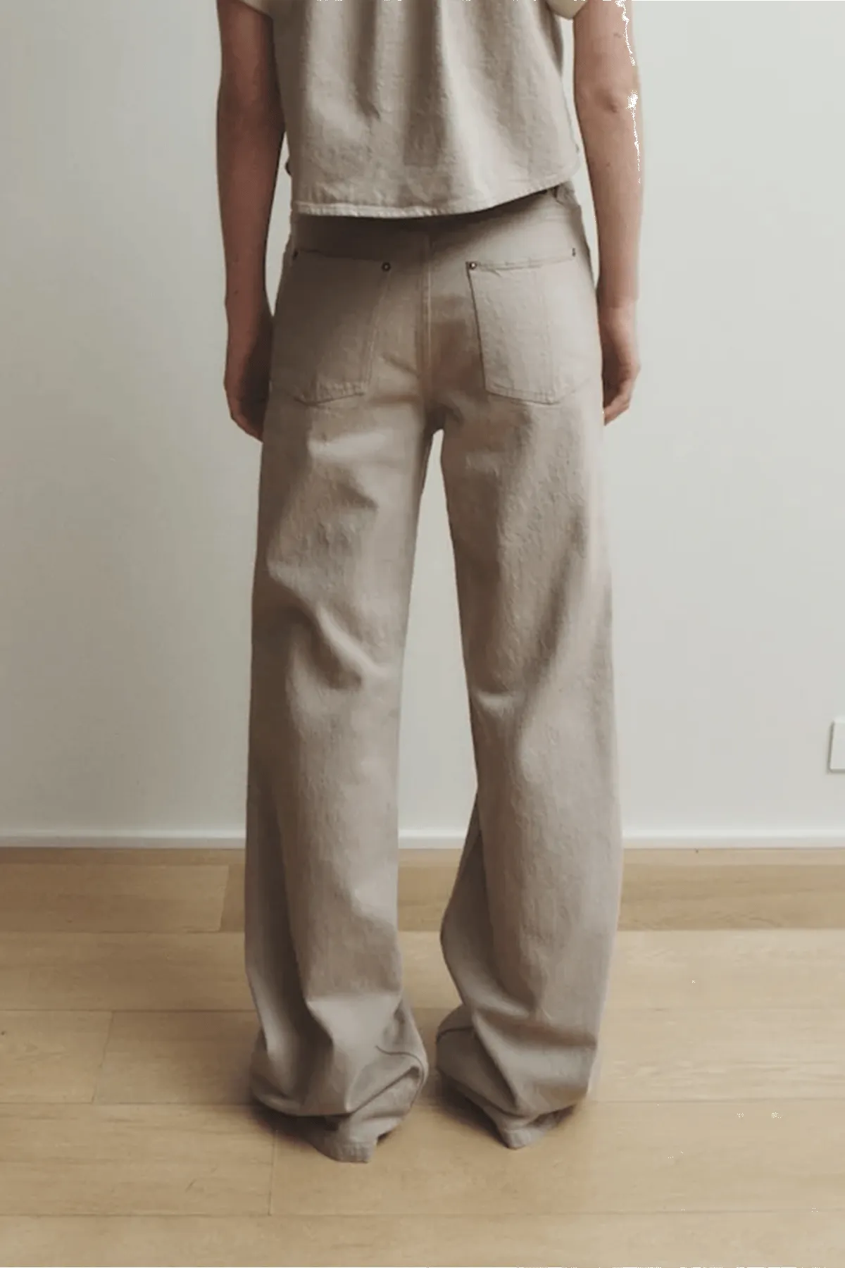 Walter Jeans in Beige Wash/Beige sold by Hampden Clothing product image thumbnail 3