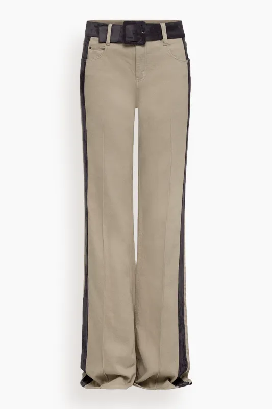 Walter Jeans in Beige Wash/Dark Taupe made by Hampden Clothing