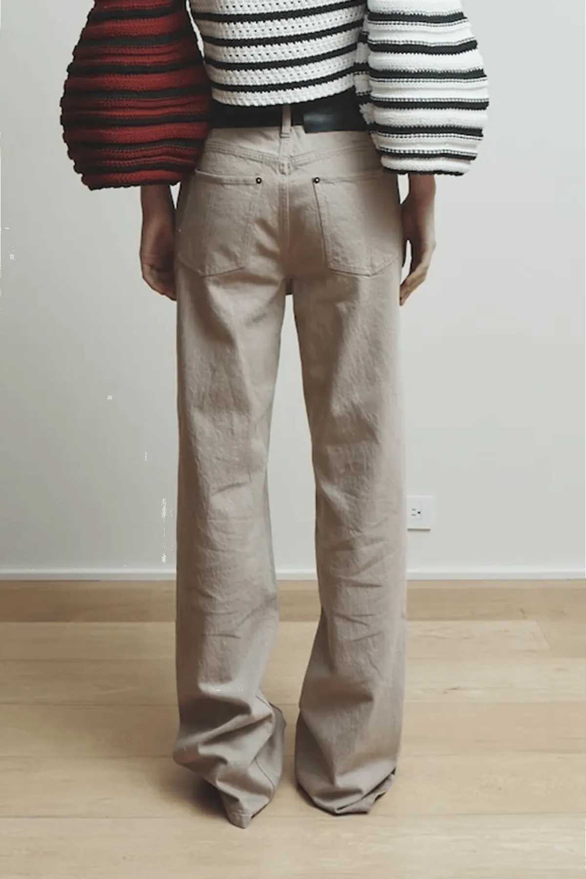 Walter Jeans in Beige Wash/Dark Taupe sold by Hampden Clothing product image thumbnail 3