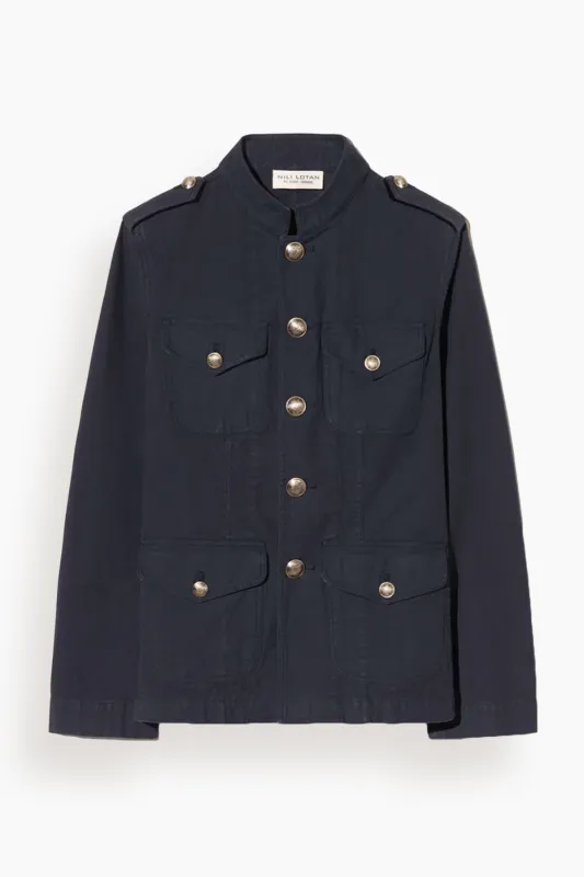 Raymond Jacket in Midnight made by Nili Lotan