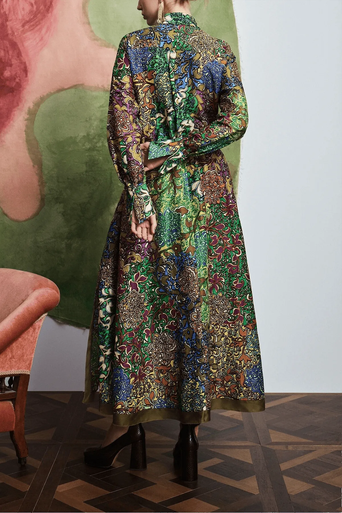 Marnie Shirtdress in Multi sold by Hampden Clothing product image thumbnail 4