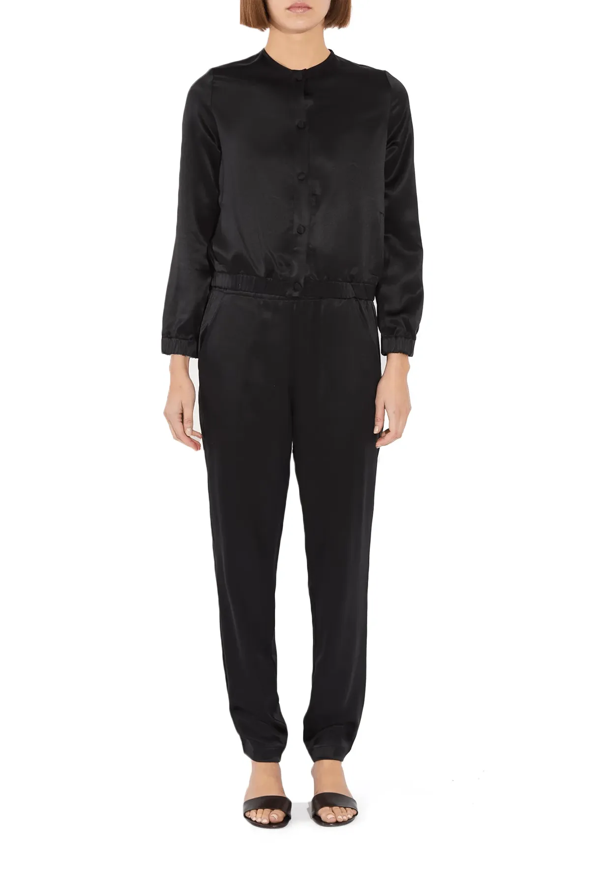 Kelly Bomber in Noir sold by Hampden Clothing product image thumbnail 2