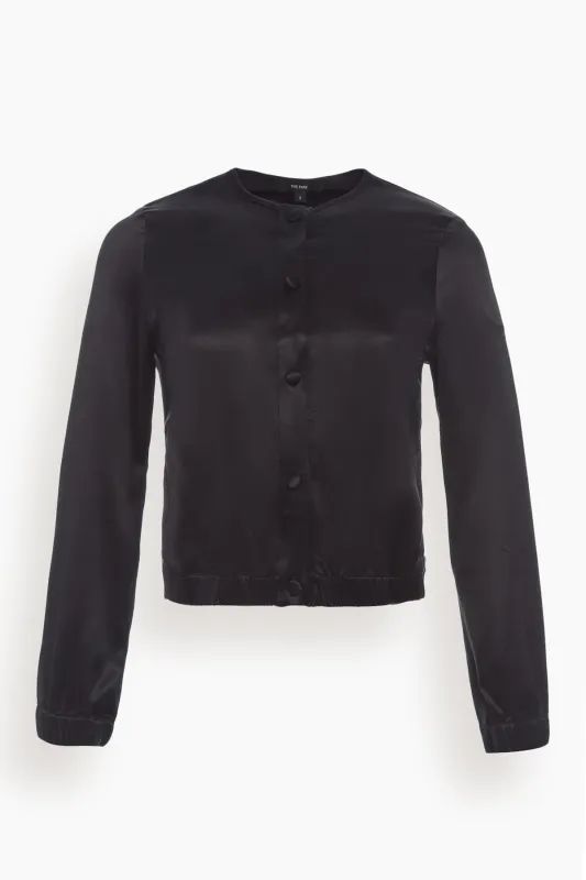 Kelly Bomber in Noir made by THE PARK