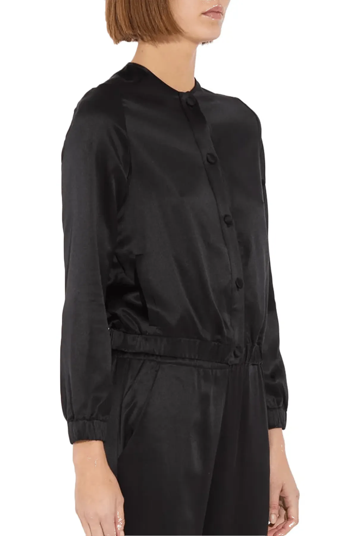 Kelly Bomber in Noir sold by Hampden Clothing product image thumbnail 3