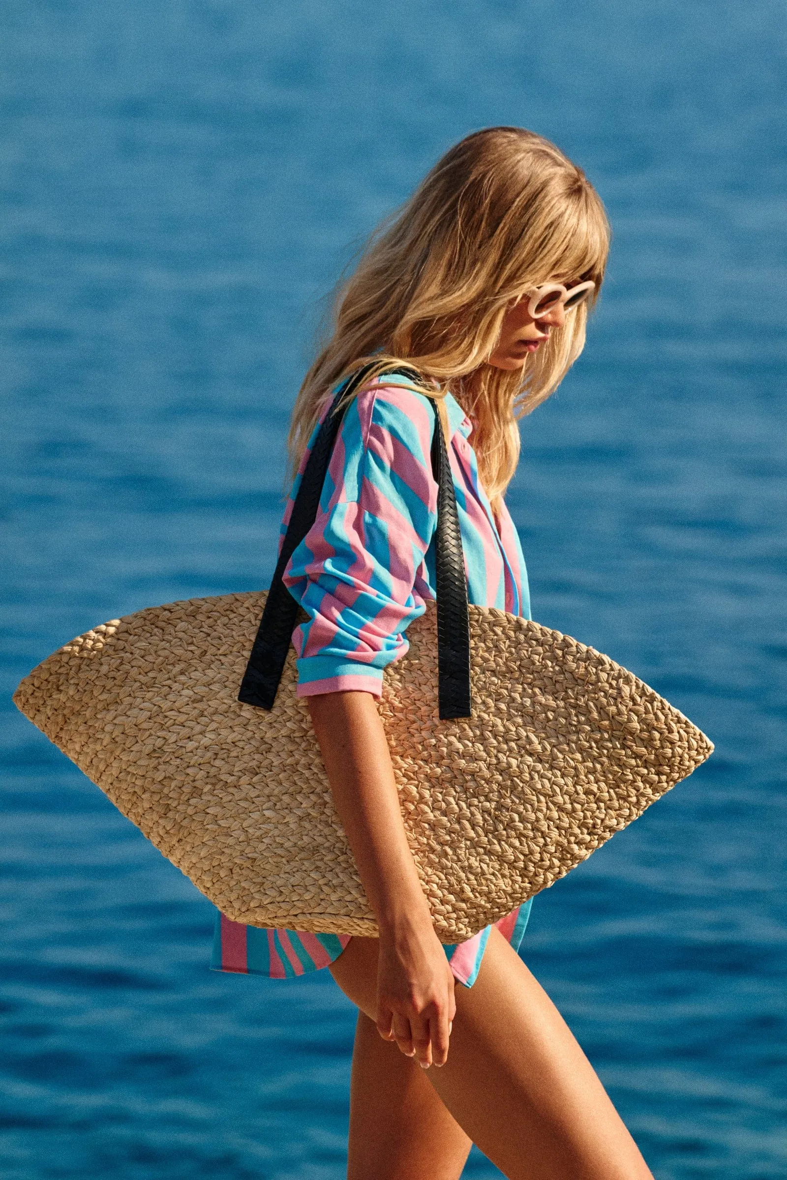 Taco Tote / Natural Black sold by Cesta Collective product image thumbnail 3