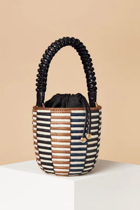 Woven Handle Lunchpail / Core Check sold by Cesta Collective