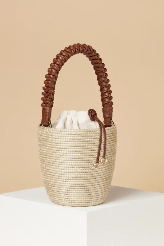 Woven Handle Lunchpail / Papyrus sold by Cesta Collective