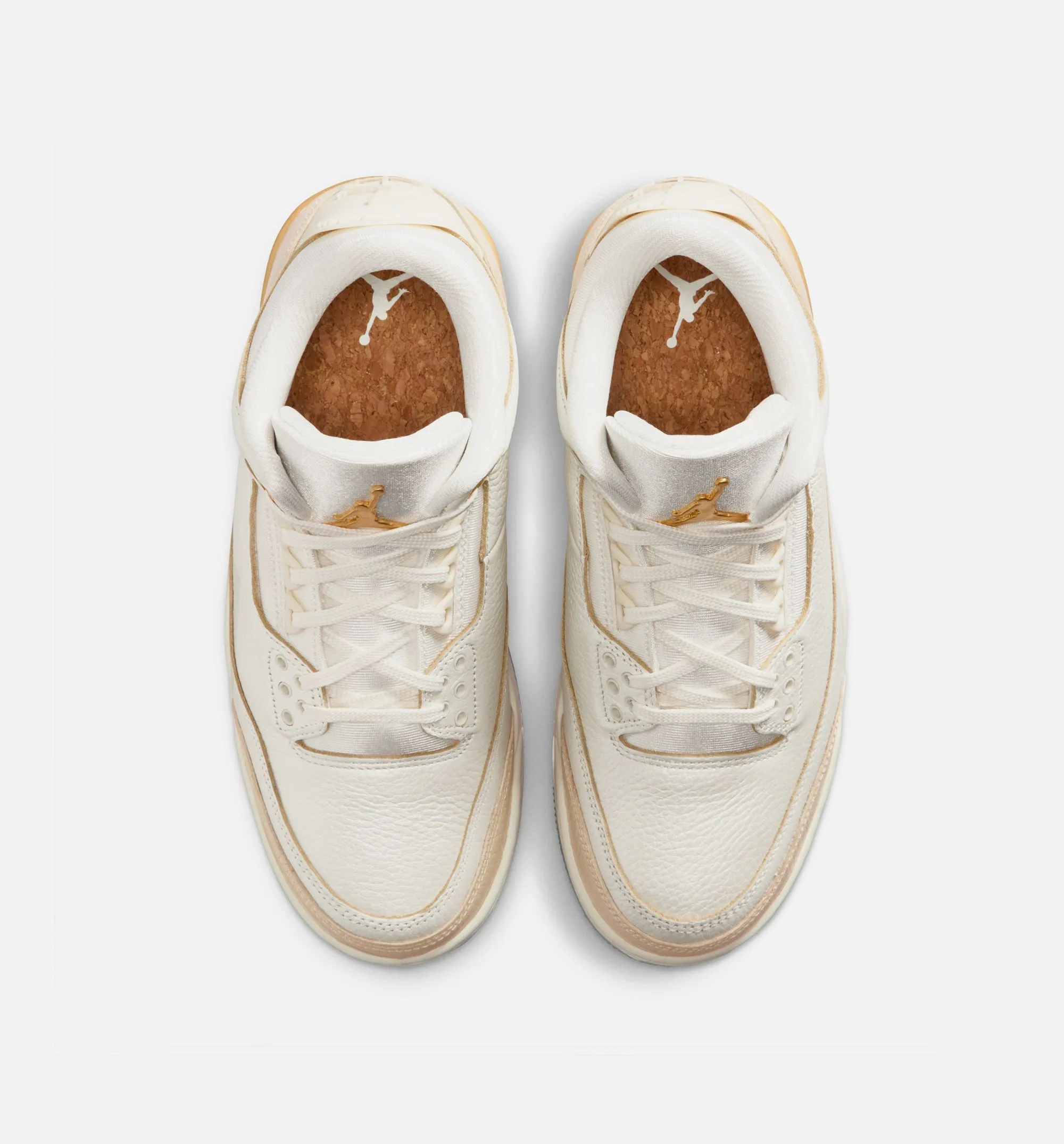 Air Jordan 3 Retro Sail and Pale Ivory Womens Lifestyle Shoe - Sail/Team Gold/Pale Ivory/Metallic Gold/Ice sold by Nice Kicks Retail product image thumbnail 5