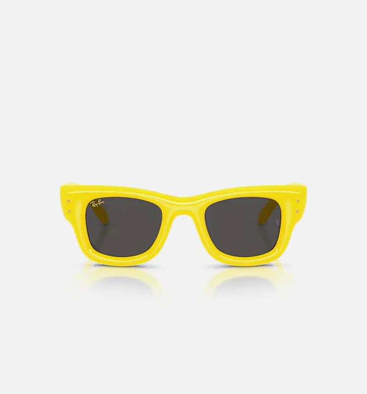 The Wayfarer Puffer by A$AP Rocky Mens Sunglasses - Yellow sold by Nice Kicks Retail