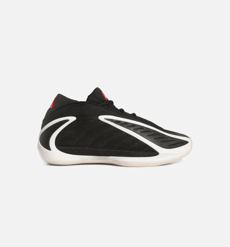 Anthony Edwards 2 Mens Basketball Shoe - Core Black/Zero Metallic/Lucid Red made by Adidas