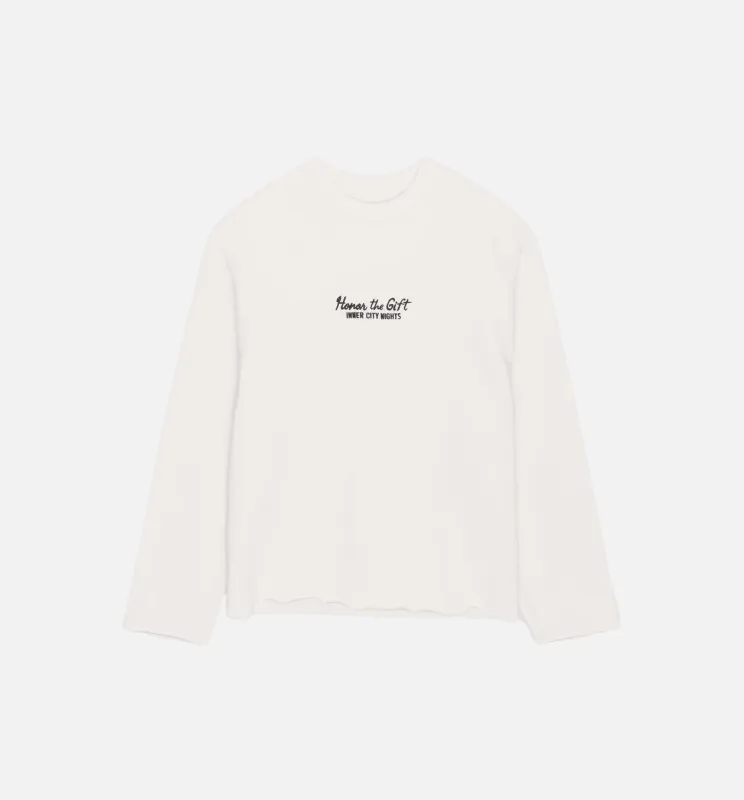 1988 Drive In Mens Long Sleeve Shirt - White sold by Nice Kicks Retail