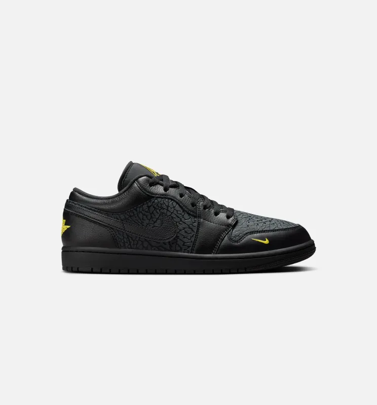 Air Jordan 1 Low SE Mens Lifestyle Shoe - Black/Anthracite/Tour Yellow sold by Nice Kicks Retail