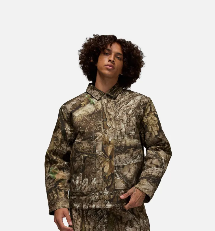 Flight Chicago RealTree Mens Jacket - Medium Olive/Sail made by Jordan
