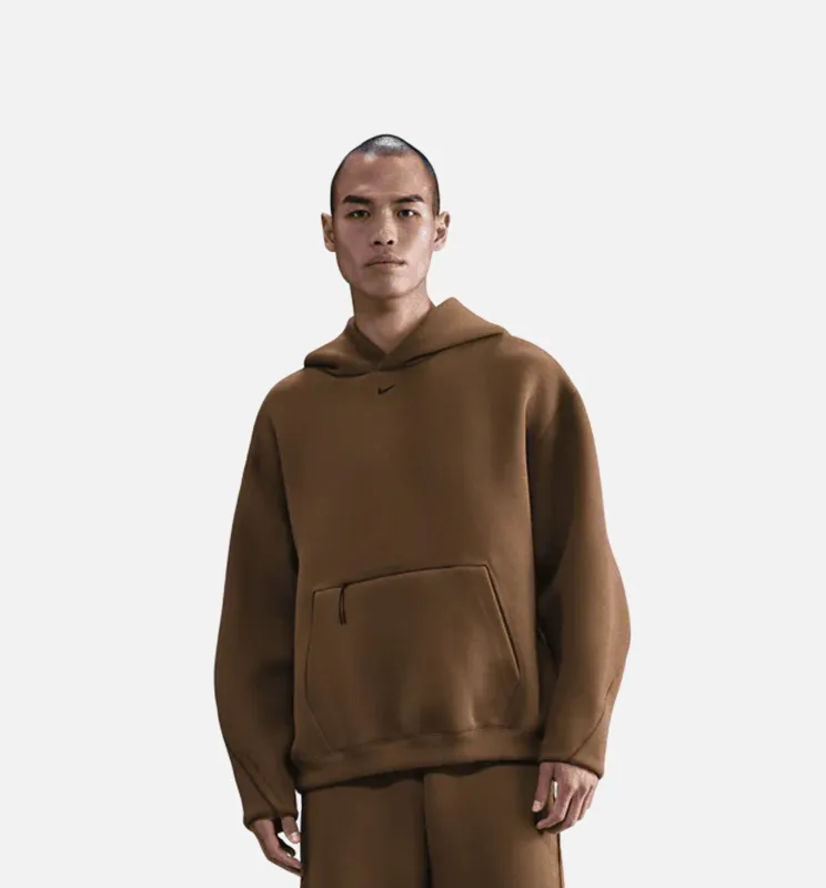 Tech Fleece Oversized Mens Hoodie - Mosswood Brown/Black sold by Nice Kicks Retail