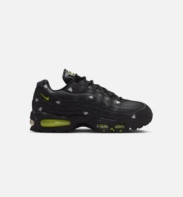 Air Max 95 Premium Neon Yellow and Black Mens Lifestyle Shoe - Neon Yellow/Black sold by Nice Kicks Retail