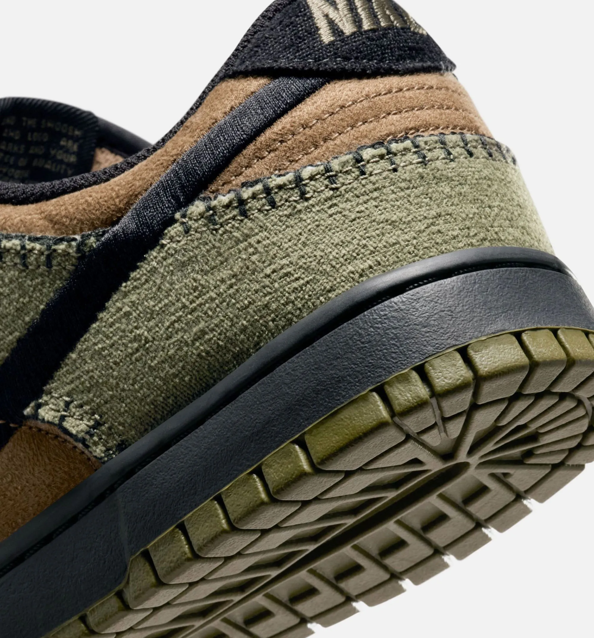 Dunk Low Retro Camo Olive Mens Lifestyle Shoe - Brown Kelp/Black/Medium Olive sold by Nice Kicks Retail product image thumbnail 4