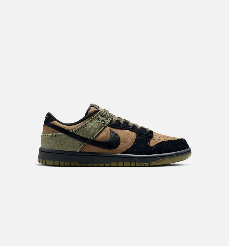 Dunk Low Retro Camo Olive Mens Lifestyle Shoe - Brown Kelp/Black/Medium Olive made by Nike