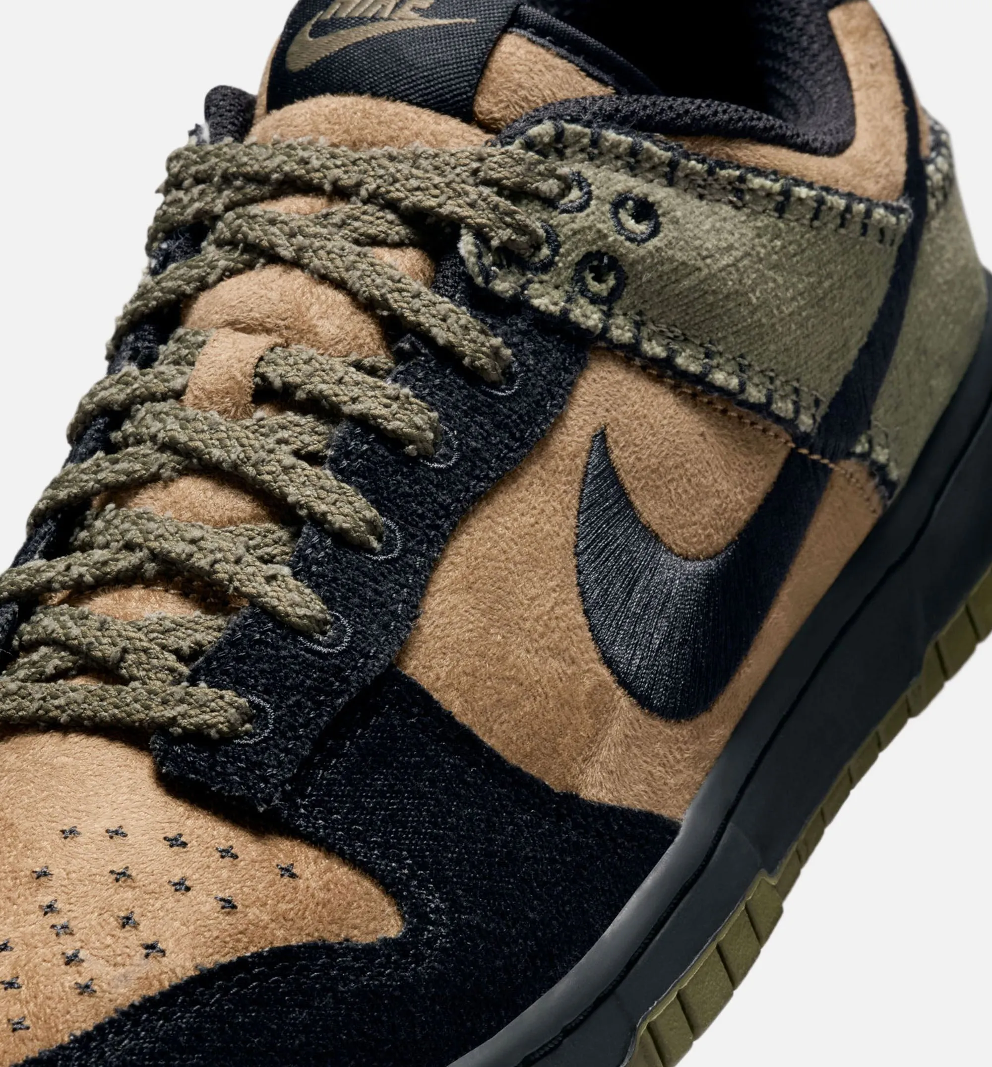 Dunk Low Retro Camo Olive Mens Lifestyle Shoe - Brown Kelp/Black/Medium Olive sold by Nice Kicks Retail product image thumbnail 3
