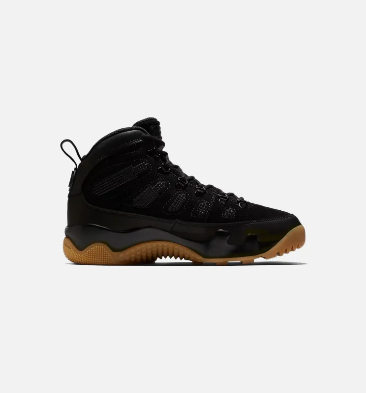 Air Jordan 9 Retro Mens Lifestyle Boot - Black/Black Gum/Light Brown sold by Nice Kicks Retail